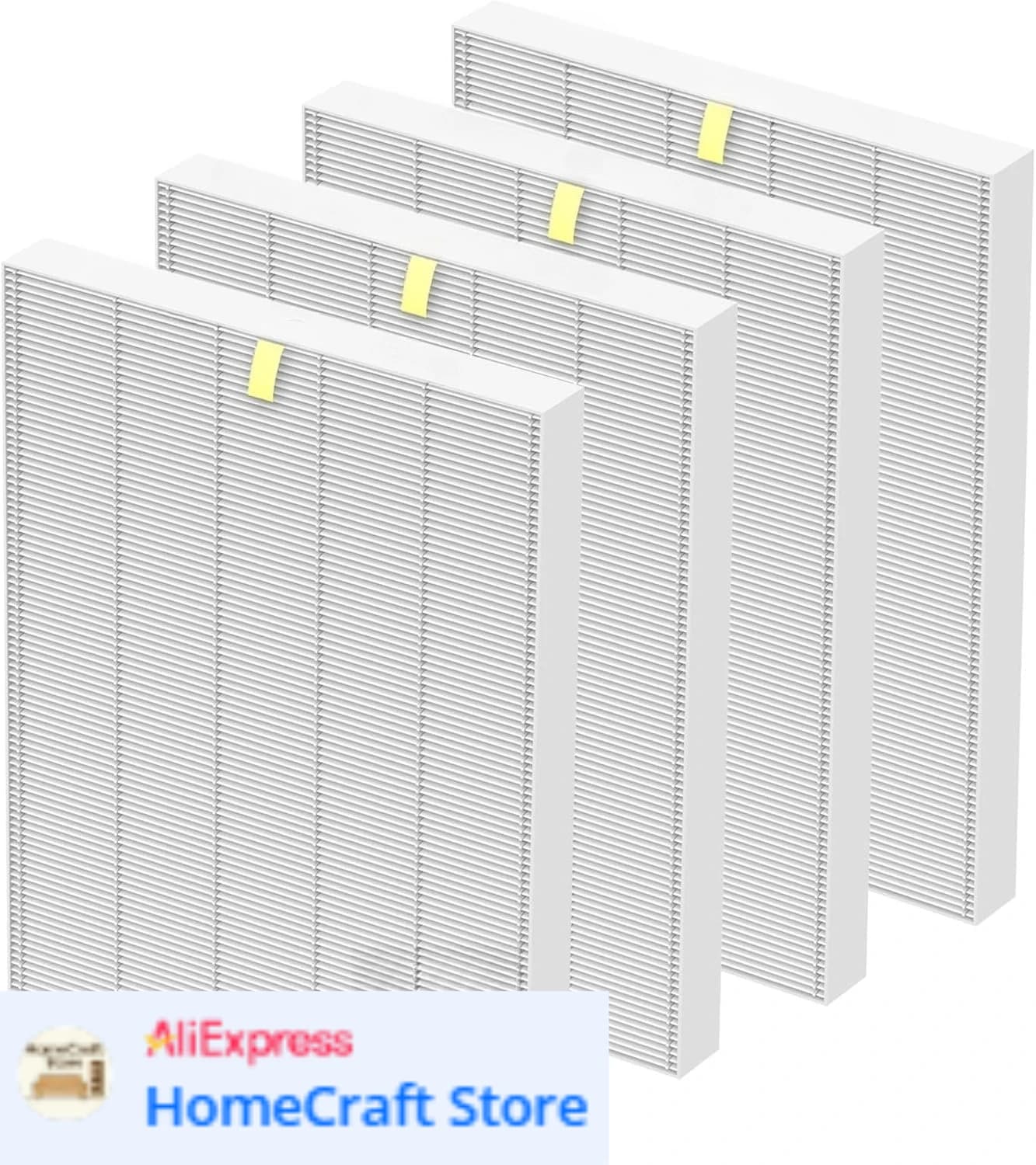 Confezione da 4 filtri di ricambio HEPA C545 compatibili con purificatore d'aria Winix C545, B151, P150, 9300, codice articolo 1712-0096-00