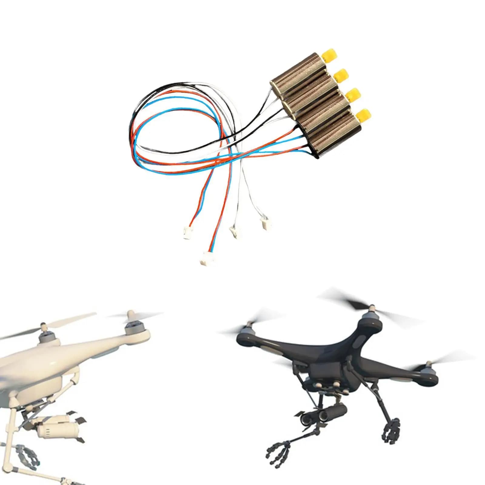 4x Set braccio motore drone Parti di ricambio drone RC per telaio corpo K7 S97 Facile installazione Parti di ricambio professionali Accessori
