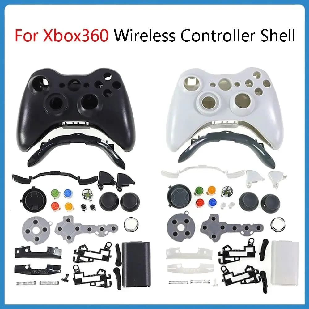 Accessori Cover Frontale per Controller Wireless, Scocca Completa Durevole per Riparazione Controller di Gioco Xbox 360