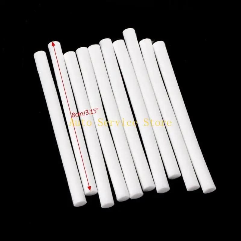 462A 10 pezzi filtri diffusore aromi umidificatore sostituiscono le parti tamponi cotone 10x80mm