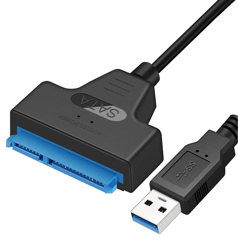USB 3.0 to SATA Cable USB to SATA III Hard Drive Adapter UP To 6 Gbps for 2.5Inch External SSD HDD Hard Drive 22 Pin Sata III