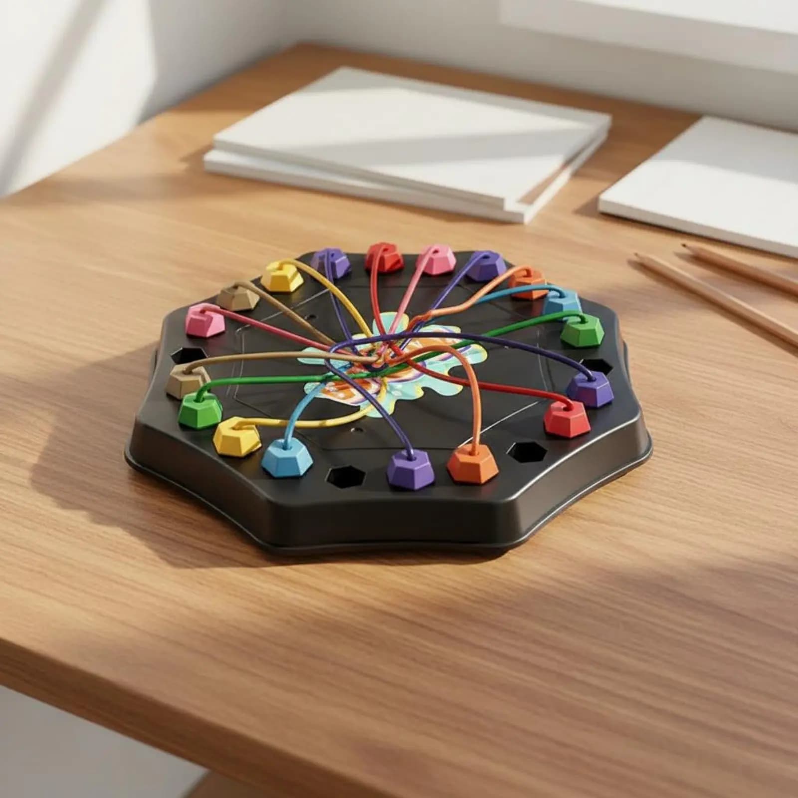 Gioco di disintrecciare i cordini: Corda elastica robusta per test di disintrecciatura, Rompicapo interattivo per aula e feste