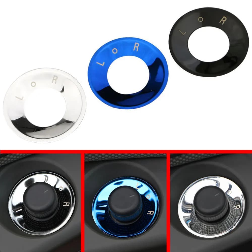 Auto Vista posteriore Specchietto retrovisore Manopola di regolazione Anello adesivo per Chevrolet Trax Cruze Malibu Aveo 2009 - 2016 Accessori