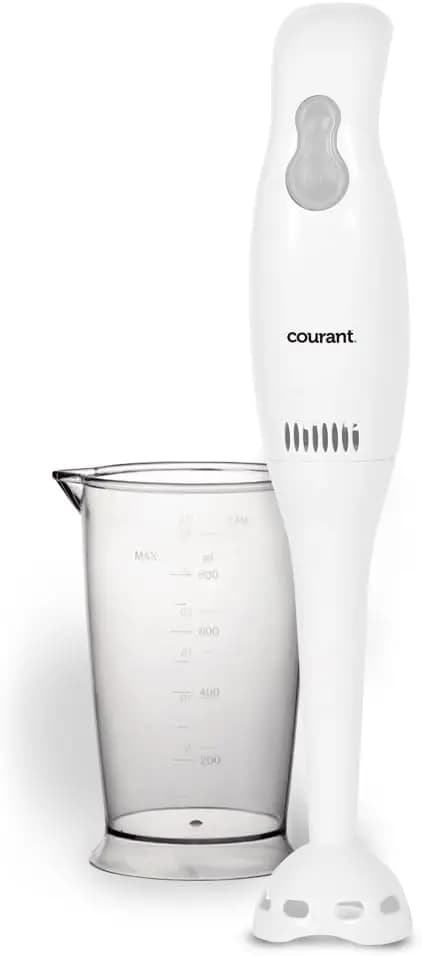 CHB-2001CW 2-speed electric hand blender with 30 Oz measurement, white