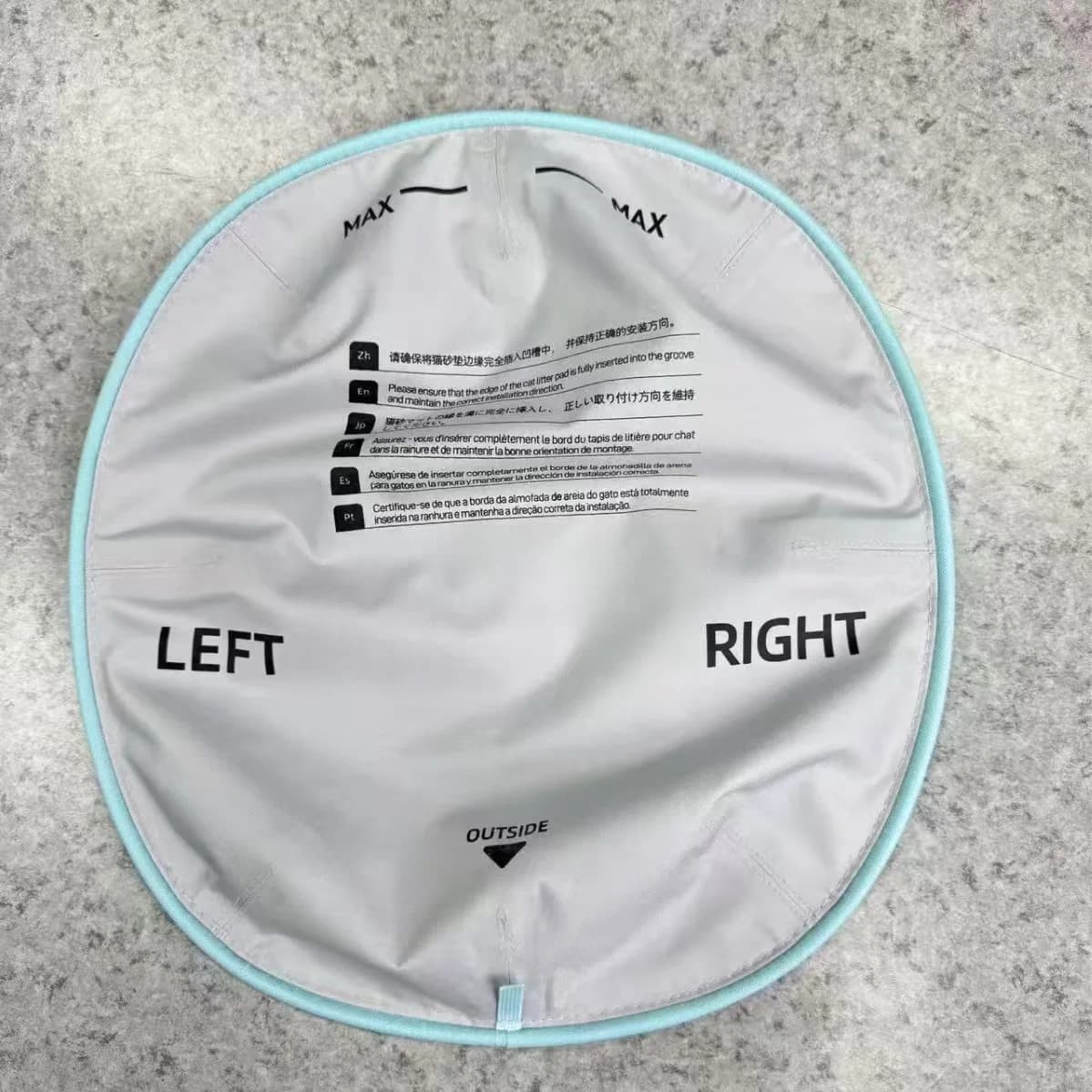 Replaced Waterproof Pad for 65L 9L Tonepie Automatic Litter Box Only Compatible with Orders Purchased After12 23 2025