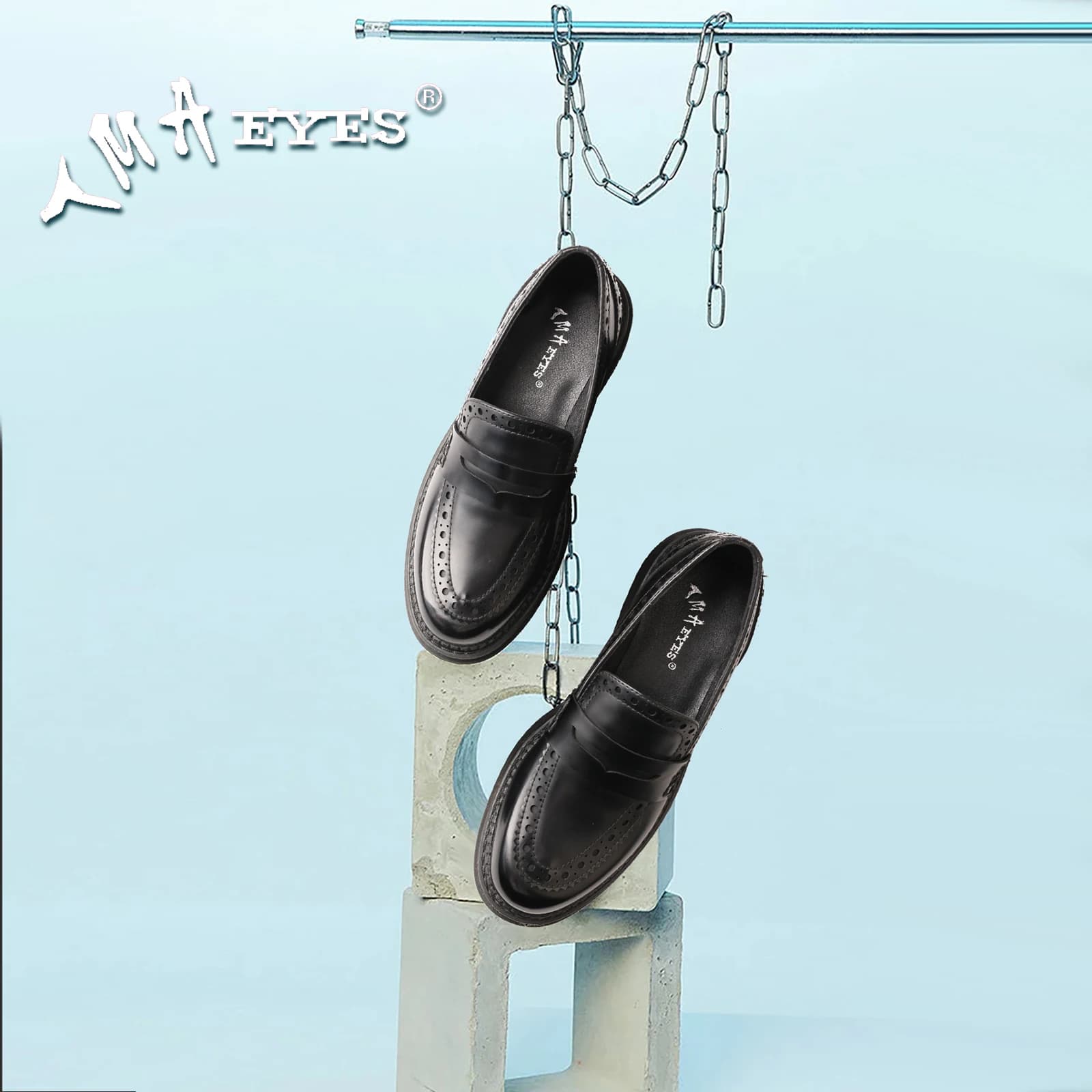 Scarpe Lefu con suola spessa da donna primavera/estate 2024 stile britannico professionale