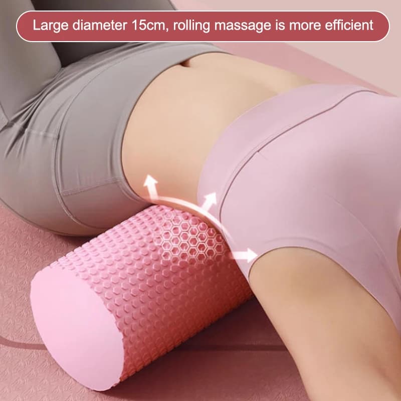 30cm Eva Solid Foam Roller Yoga Column Pilates Massage Column Roller Muscle Tissue Yoga Block Home Fitness Gym Sport Equipment