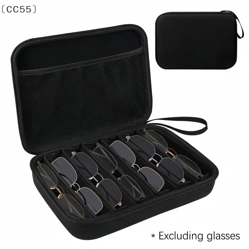 maveraCC55ales1 pezzo regolabile 4/7 slot porta occhiali scatola di immagazzinaggio custodia portatile per occhiali da sole custodia per occhiali da sole
