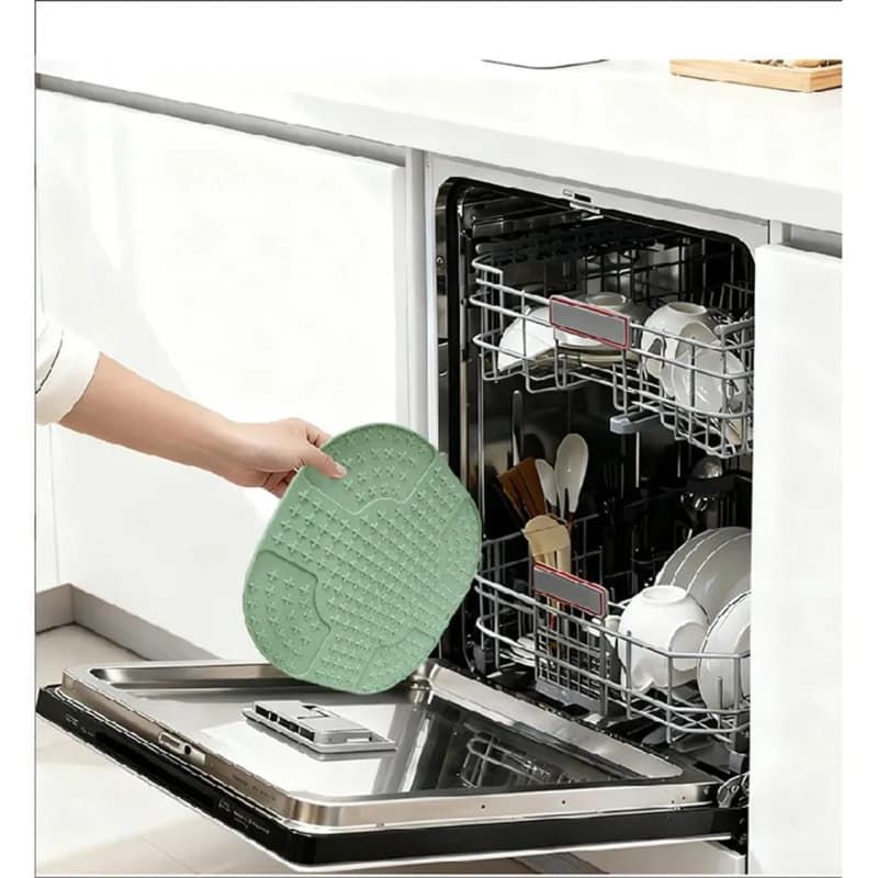 ABGR-Air Fryer Trivets Dishwasher-Safe Silicone Heat-Resistant Hot Pads Pot Holders Airfryer Accessories Kitchen Holder