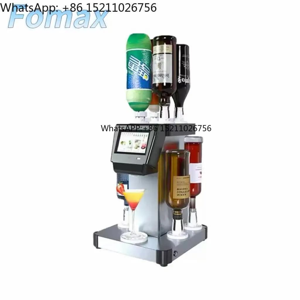 Smart Automatic Mojito Machine Fancy Bar Tool and Beverage Dispenser Cocktail Shaker Robot for Bartenders