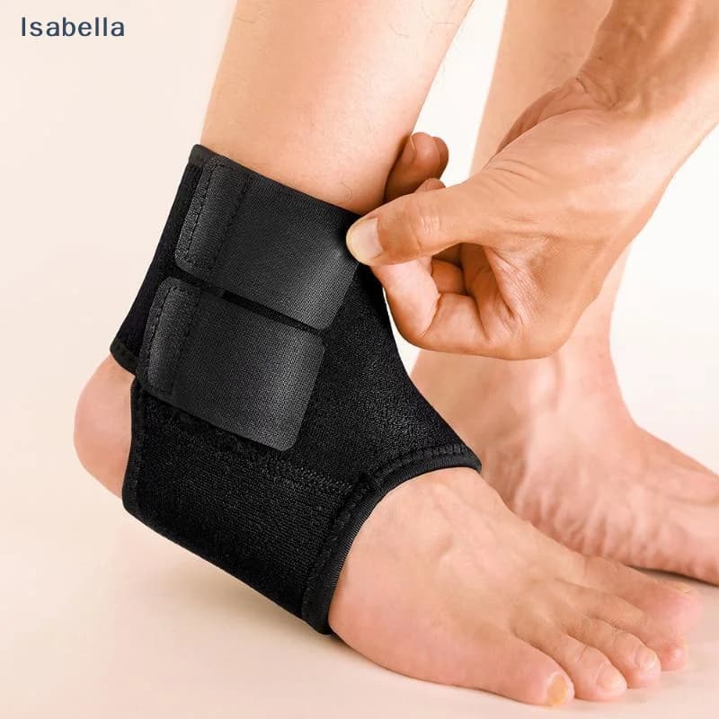 ♩Adjustable Ankle Brace Breathable Comfortable Elastic Ankle Support Sleeve Running Basketball Volleyball