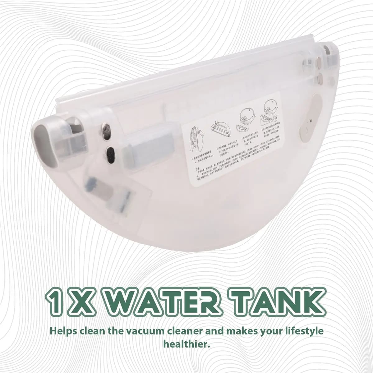 ABFS New Water Tank for Mi Robot Vacuum Mop 2 Pro MJST1SHW Water Tank Vacuum Cleaner Spare Parts Accessories