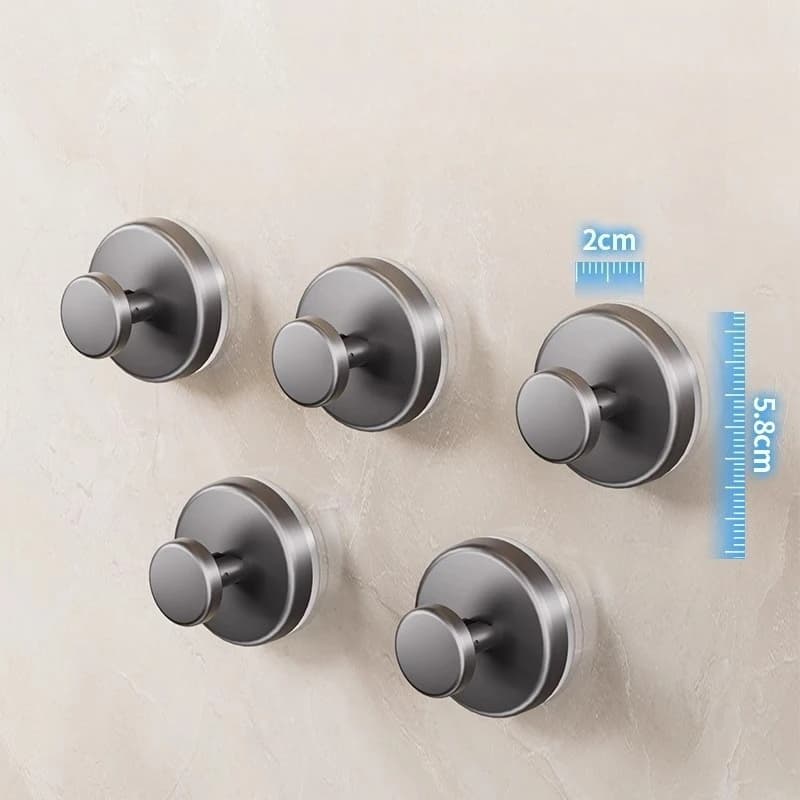 Suction Cup Wall/door Hook Non-marking/punching Adhesive Vacuum Strong Load-bearing Kitchen Bathroom Organizer Home Accessories