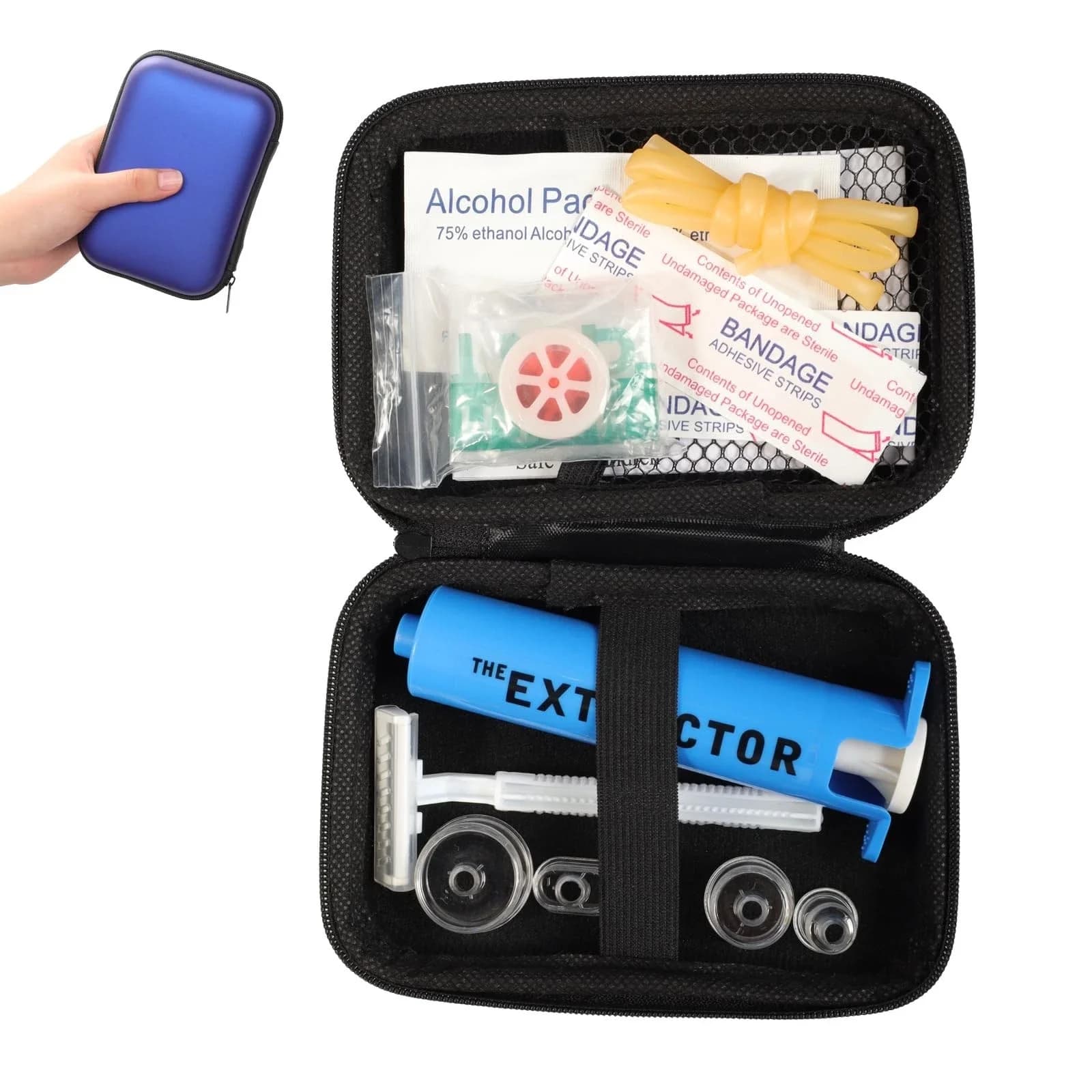 Portable Bug Bite Venom Extractor Suction for Mosquito Bee Wasp Stings Itch Relief Camping Hiking Outdoor Reusable First Aid