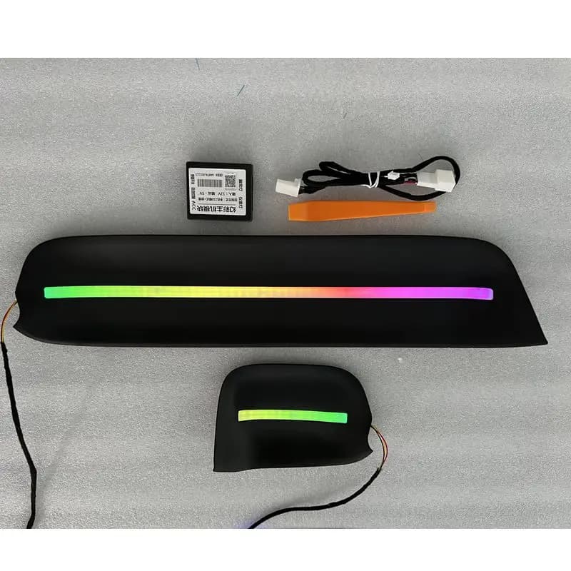 Car Instrument Dashboard Panel Trim Atmosphere Light Car Side Driver Decorative Lamp Strip For Toyota RAV4 xa50 2019-2025