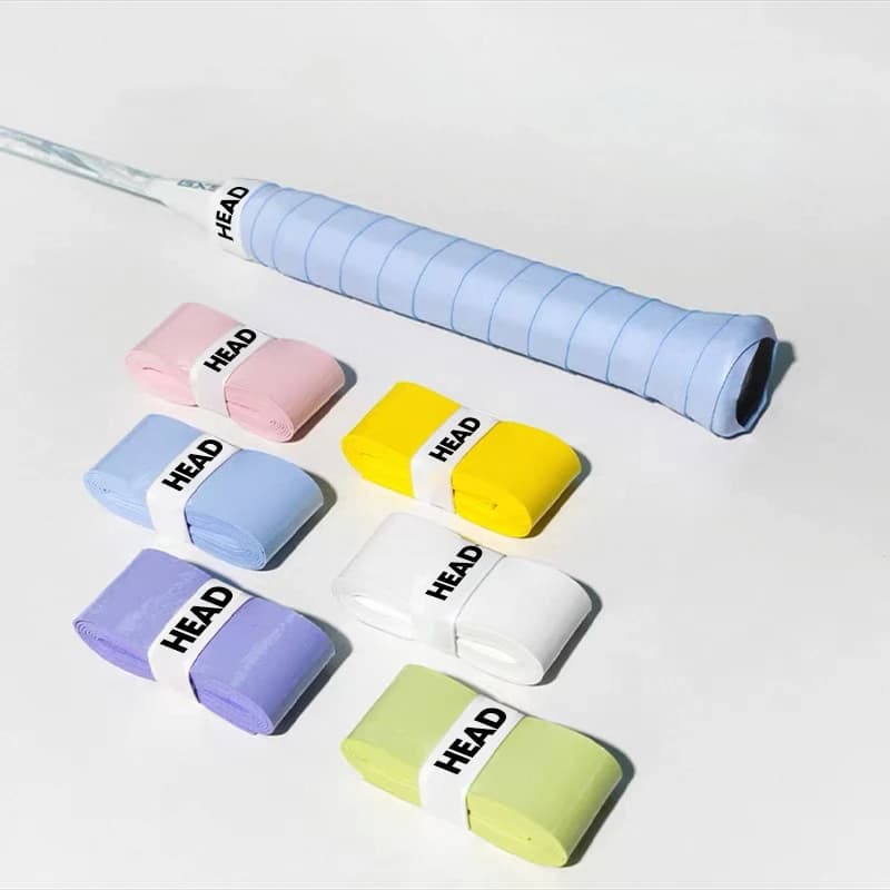 15 Pieces Overgrip HEAD for Tennis Racks, Handle Absorbent Tape, PU Grip for Badminton Rackets, Tennis Rack Antiskid Tape, Padel Rack Grip