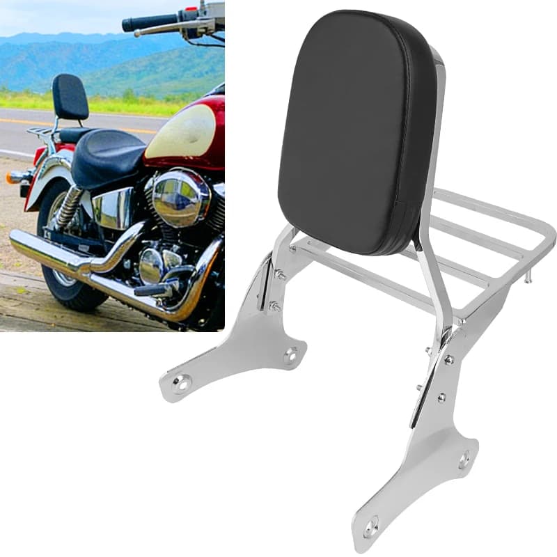 Per Honda Shadow VT750 ACE 750 C2 RC44 /VT400 VT 400 1997-2003: Schienale Passeggero Moto, Sissy Bar, Portapacchi e Pad
