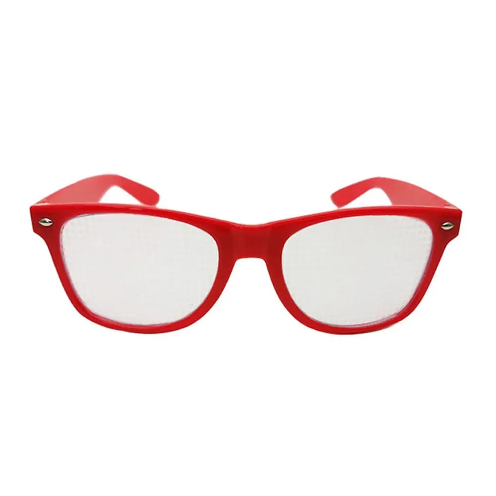 Special Effects Plastic Square Frame Fashion Men Eyewear Accessories Heart Effect Glasses Women Sunglasses Night PC Glasses