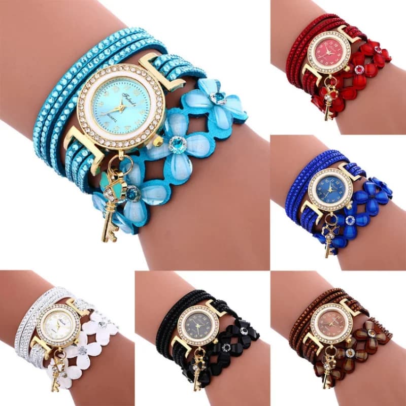 Orologi di moda da donna Campanelli bianchi Bracciale in pelle Lady Womans Orologio da polso stile top per donne eleganti Alla moda 2023