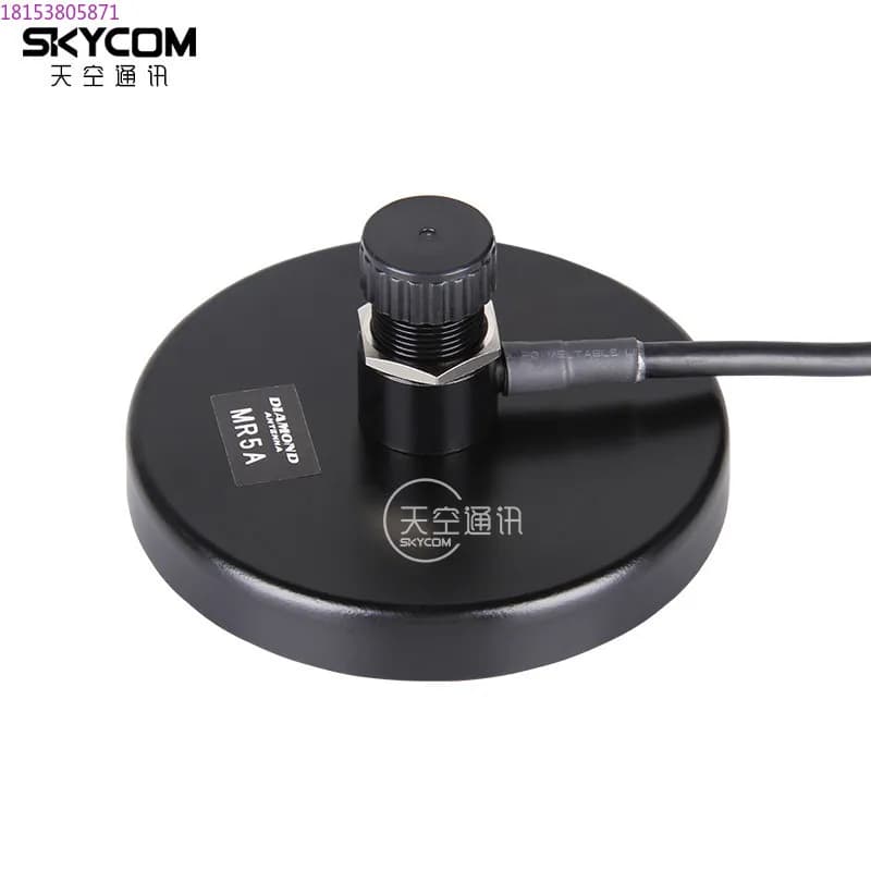 Walkie-talkie per auto originale MR5A, piccola ventosa a magnete puro, con alimentatore da 5 m 50-3