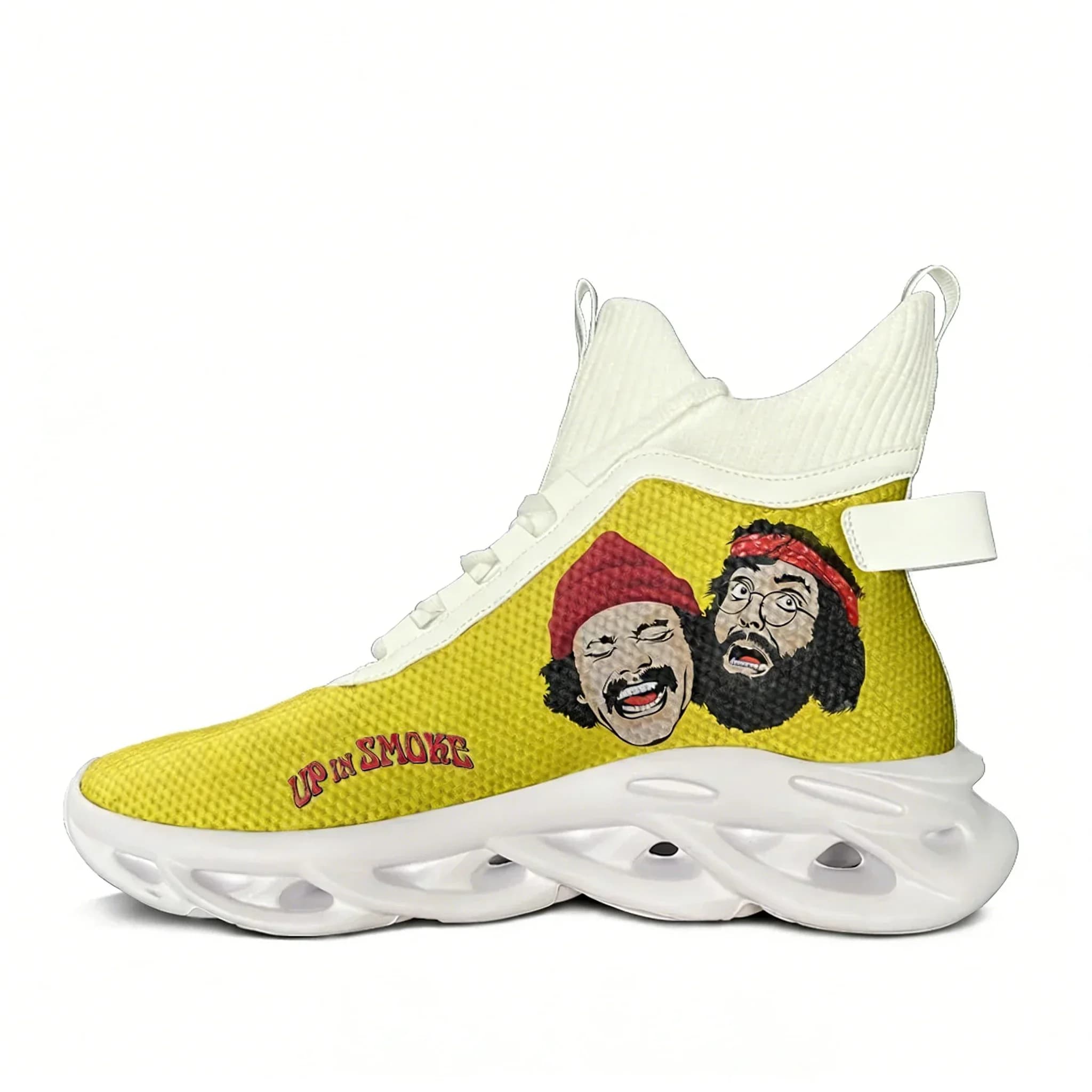 Up in Smoke High Top Flats Sneakers Mens Womens Teenager Sneaker High Quality Personalized Fashion Casual Shoe Custom Shoes
