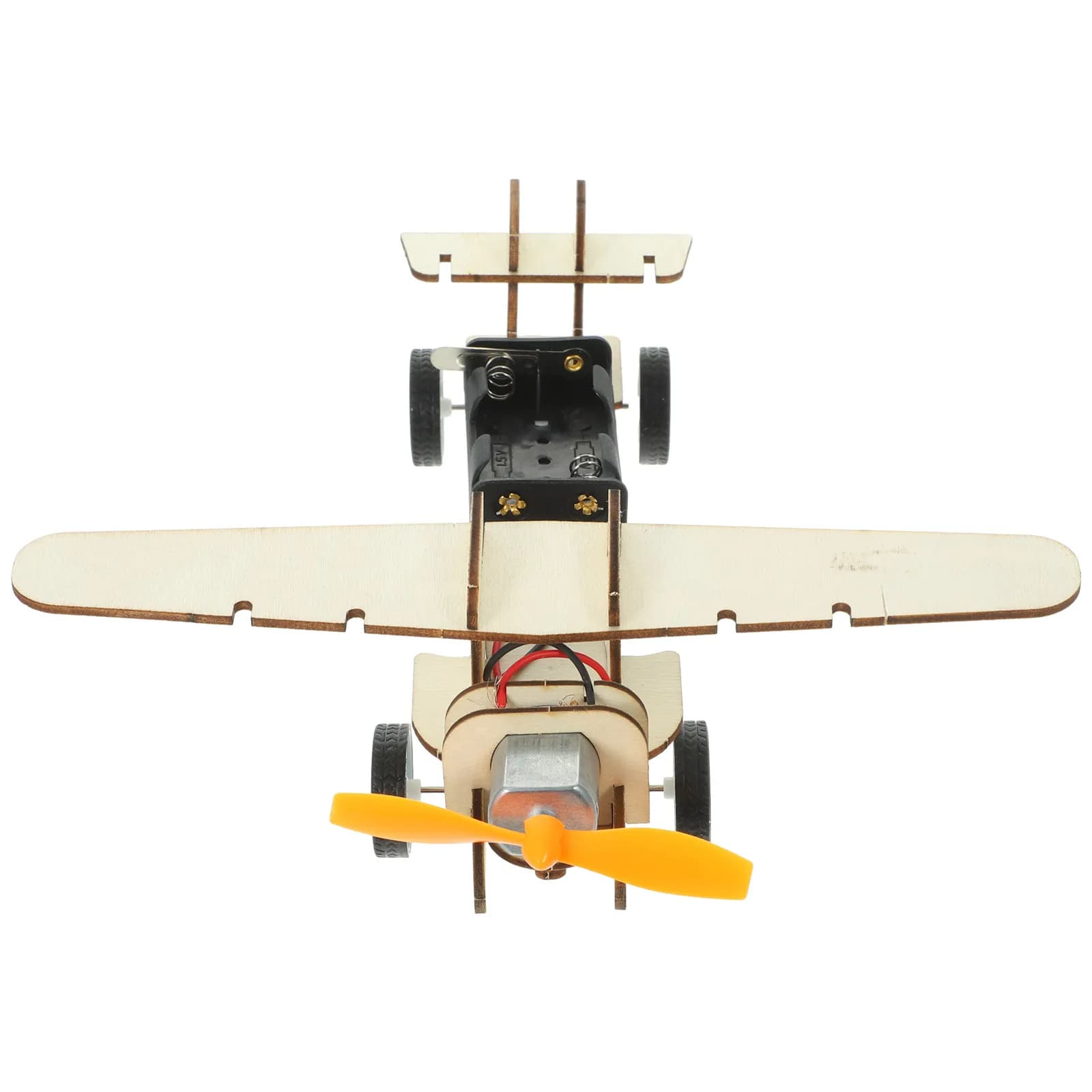 Set di 1 Aeroplano Aliante in Legno, Kit Scientifico Fai-da-Te per Bambini, Progetto Educativo di Fisica Interattiva STEM, Artigianato Didattico per la Scuola