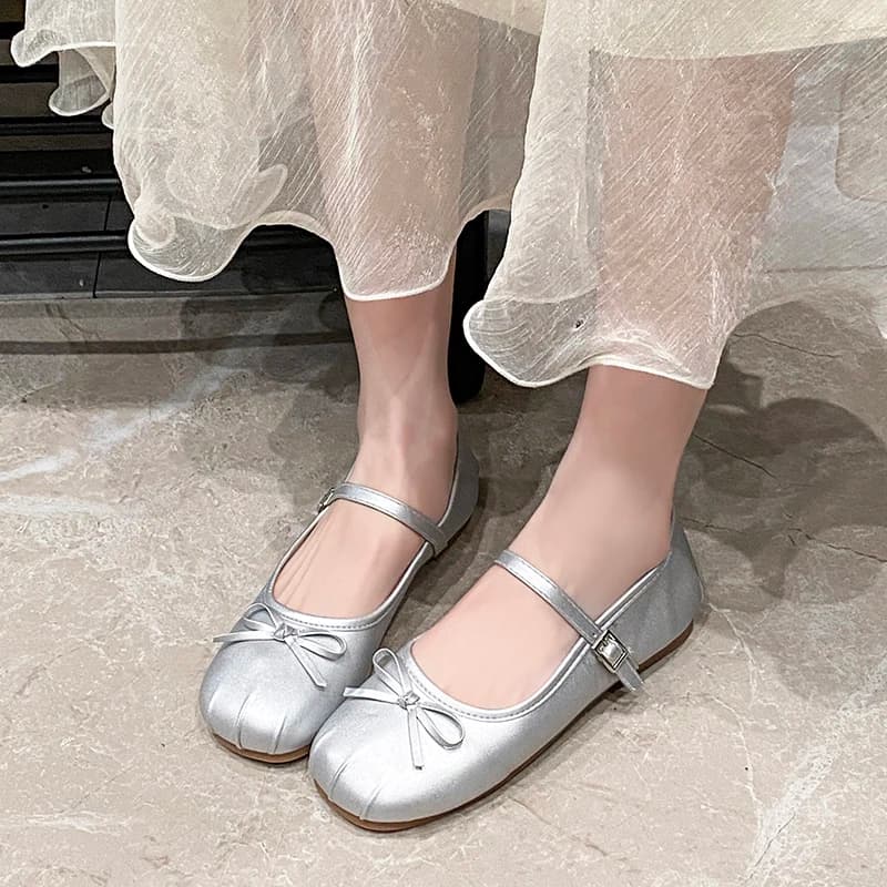 Nuove Ballerine Estive da Donna con Fiocco, Mocassini Comodi, Scarpe Basse da Donna, Ballerine Slip-on