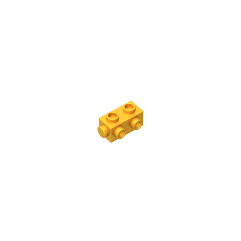 Gobricks 1 Pcs MOC 1x1x2 Double Sided Brick With Raised Dots Model Building Blocks Parts Children's Puzzle Toys Educational Gift
