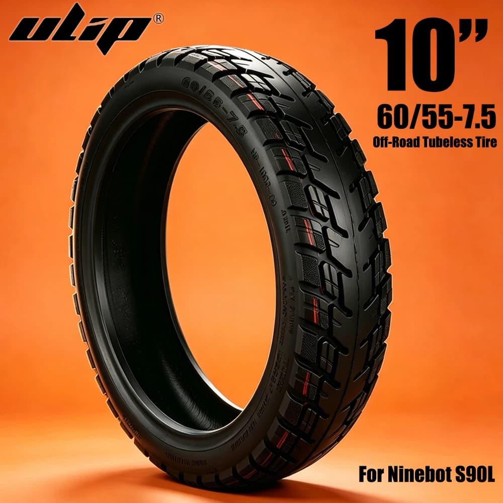 Ulip 10 Inch 60/55-7.5 Tubeless Tyre For Ninebot S90L Electric Kick Scooter Part Wheel Tire Explosion-Proof Vacuum Tire Outer