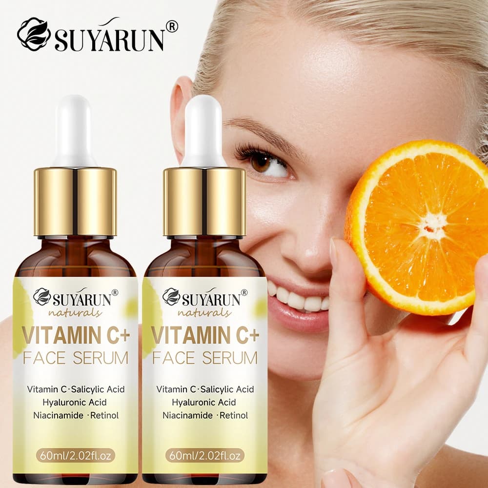SUYARUN Serum face to vitamin C: brightening, antioxidant, fades dark spots and moisturizing treatment for a bright skin.