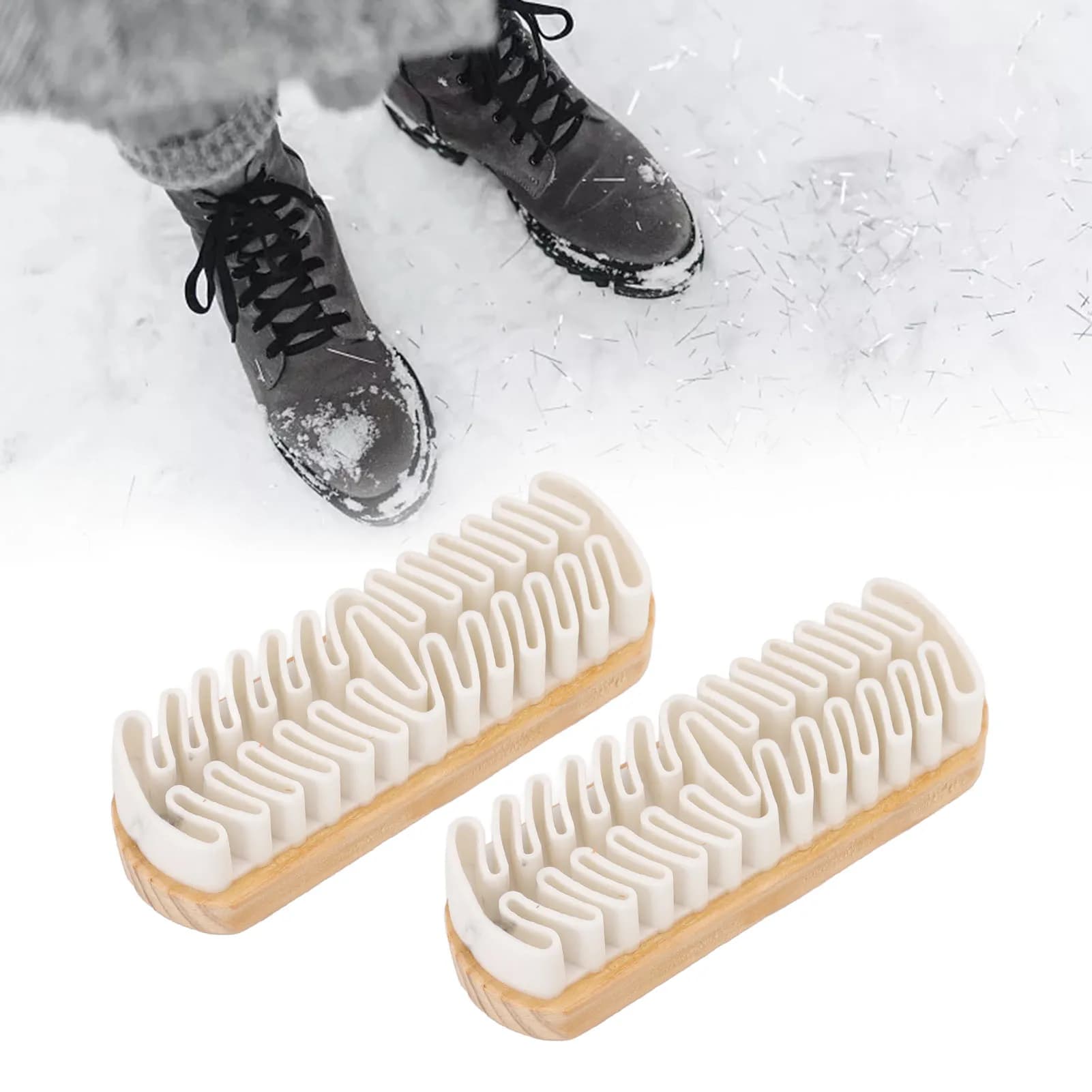Snow Boot Cleaning Brush Snow Boots Suede Brush Shoes Cleaner Crepe Brush Suede Matte Shoes Scrubber Cleaner