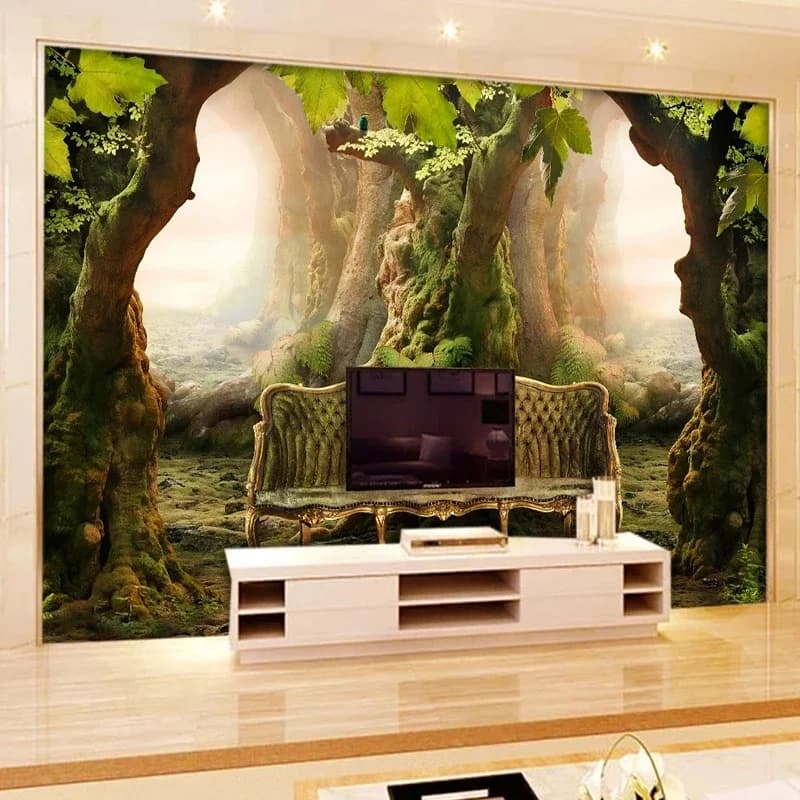 Classical Custom 3D Fantasy Photo Wallpaper Plants Wall Mural Living Room TV Sofa Background Wall Art Home Decor