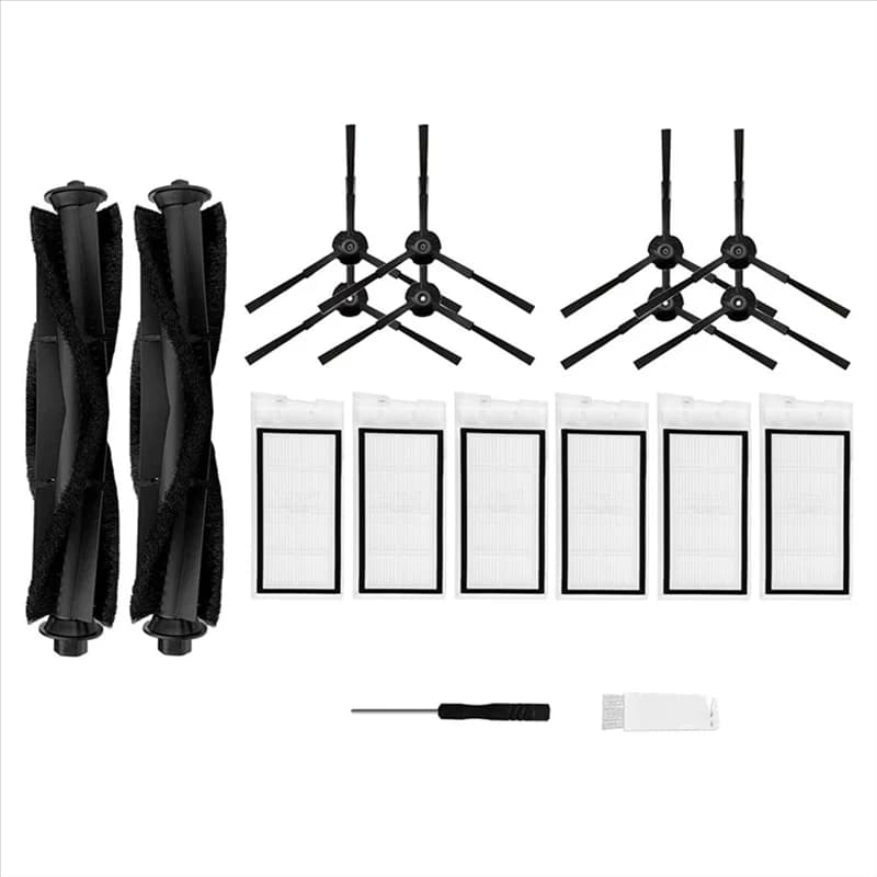 [NEW!N92R】 Robot Vacuum Cleaner HEPA Filter Main Side Brush Spare Parts Accessories Kit For ROIDMI EVE PLUS
