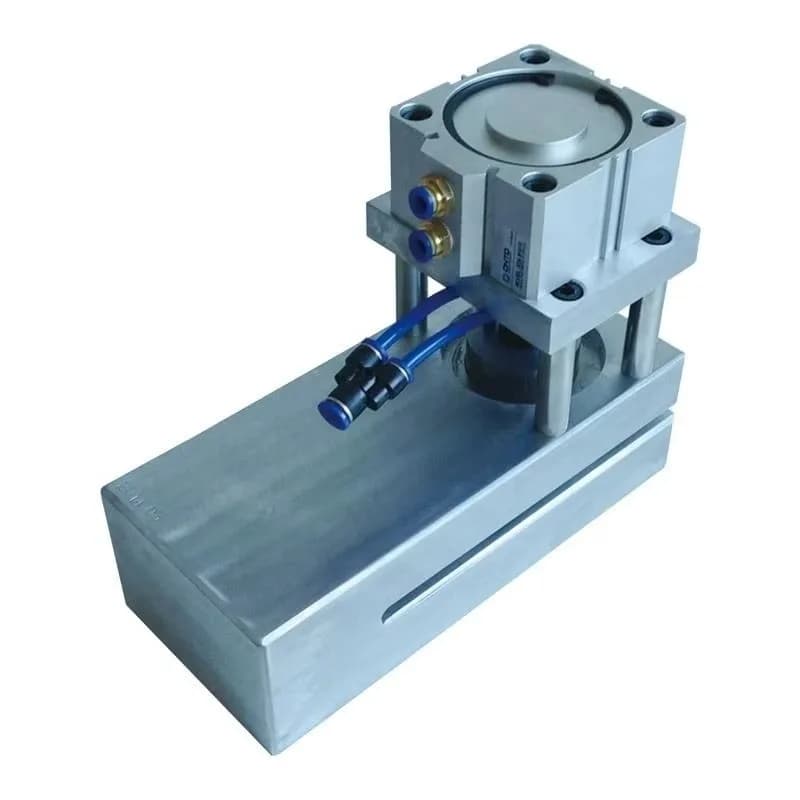 Pneumatic punching machine for plastic bags with PP film at factory price Pneumatic punching machine for round holes 8 mm Pneumatic punching machine for round holes