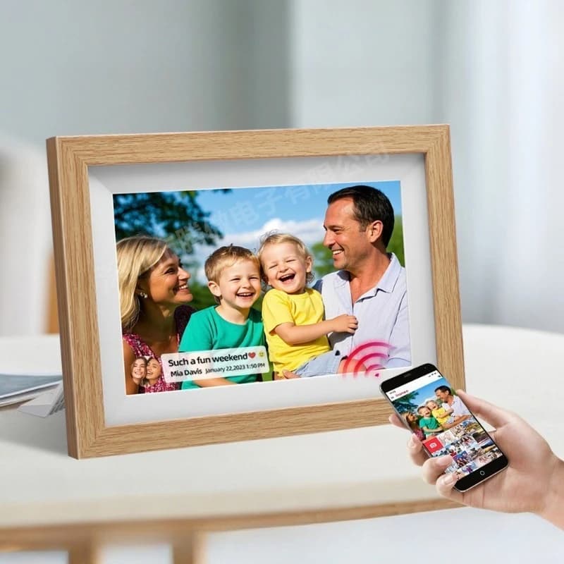 Smart Photo Frames Digital Wifi Digital Photo Frames Send Images Via Mobile App for Calendar Ads