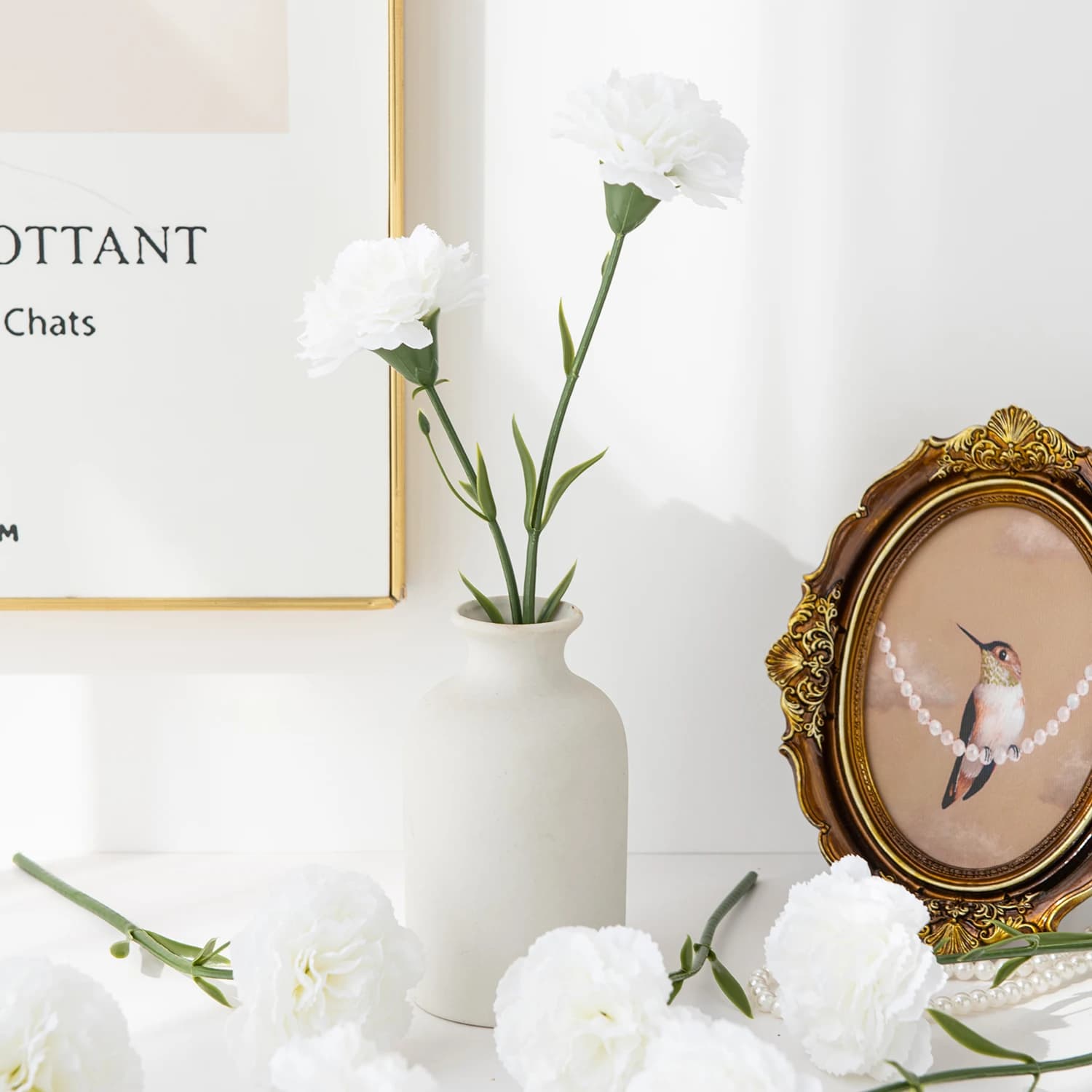 5/10 pezzi fiori artificiali garofani di seta economici casa matrimonio sposa bouquet festival decorazioni per la tavola accessori confezione regalo fai da te da giardino