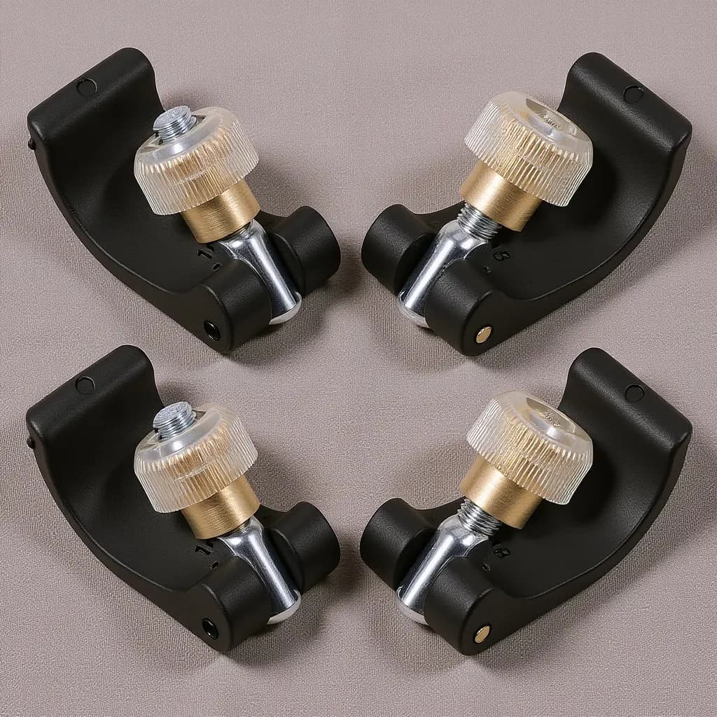 4 Piece Outdoor Blocking Dice for Trekking Sticks, for Hiking, Mountaineering, Camping, Hiking and Clipping Sticks