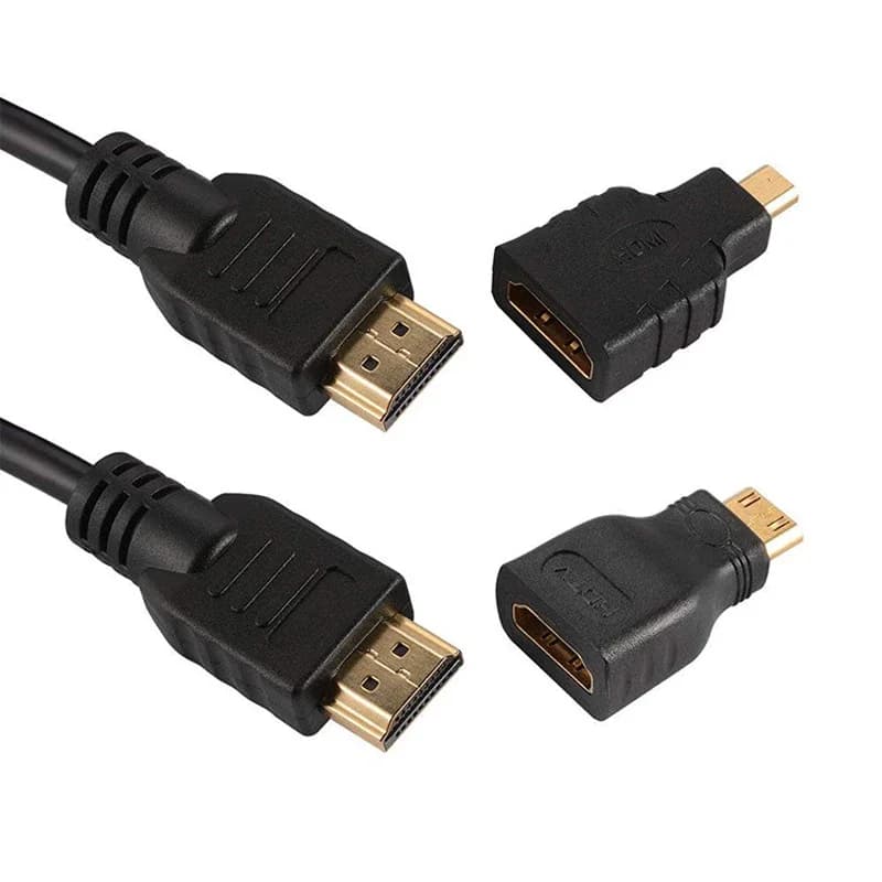 Cavo compatibile Mini HDMI 1080P compatibile con HDMI per connessione monitor portatile con laptop, PC, TV BOX, PS5, XBOX One