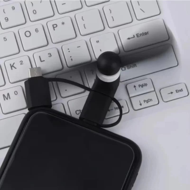 Micro USB Mini Fan Portable Phone Cooling Fan Mini Cooler for iPhone Android Smartphone Tablet Laptop Office Outdoor Home