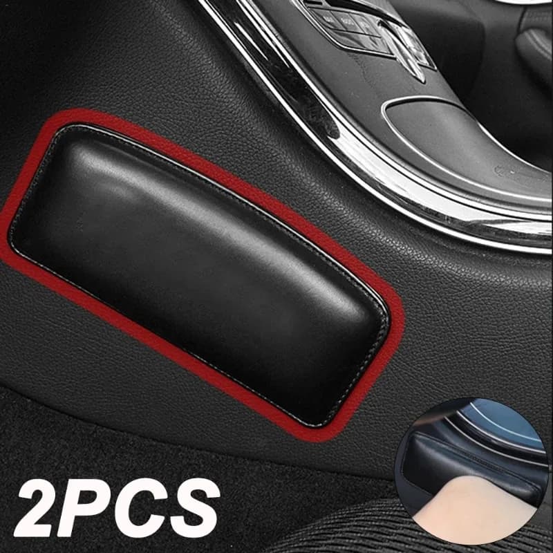 Car Knee Pad Leather Knee Pad for Car Seat Convenient memory foam Universal thigh support for truck Car accessories