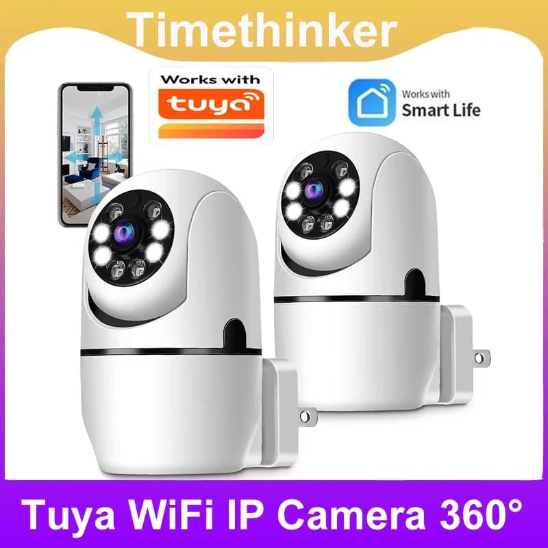 WiFi IP Camera 1080P HD Wireless Two-way Audio Night Vision Motion Detection Security Cameras Indoor For Tuya Smart Home