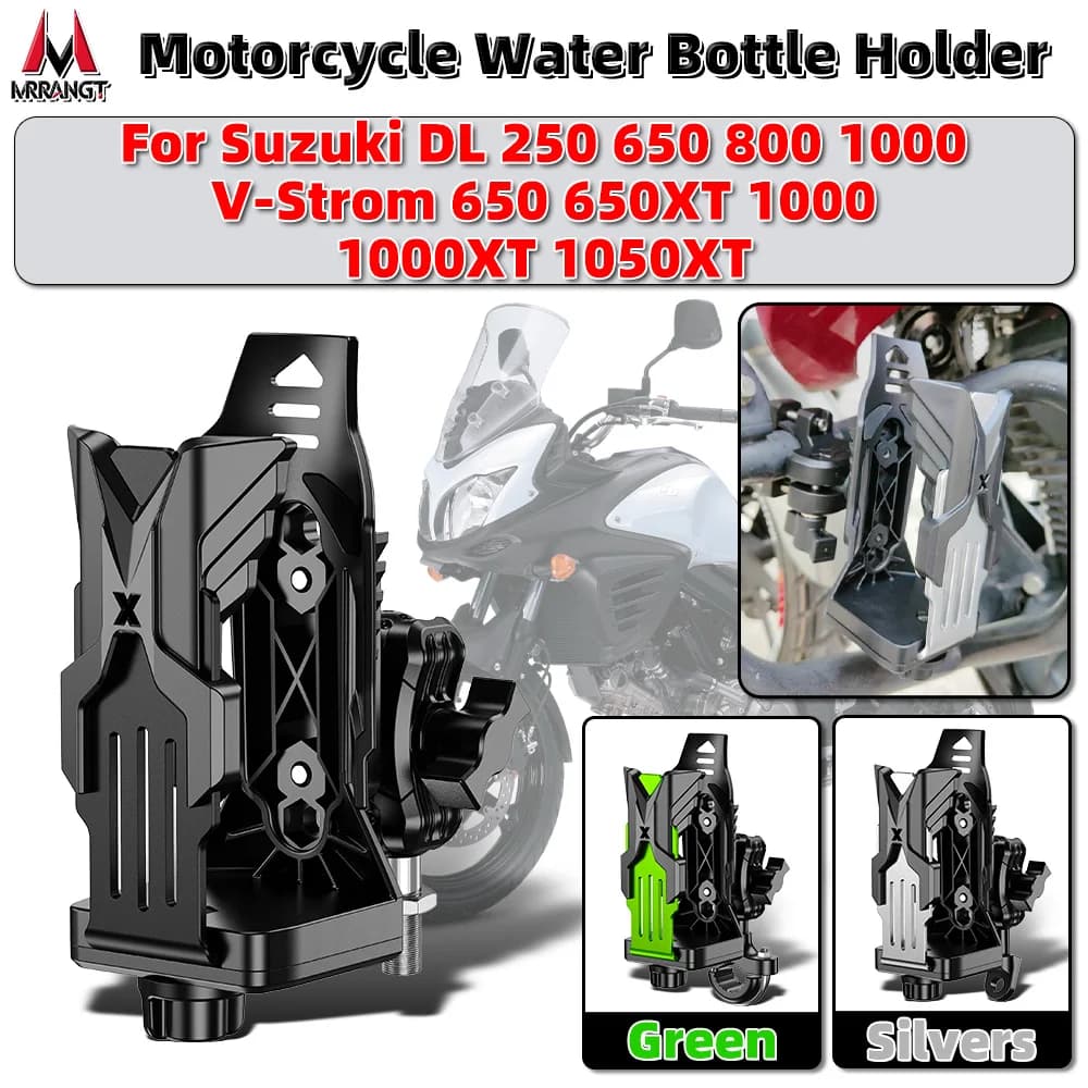 MRRANGT Cup Holder For Suzuki DL 250 650 800 1000 V-Strom 650 650XT 1000 1000XT 1050XT Motorcycle Beverage Water Bottle Holder