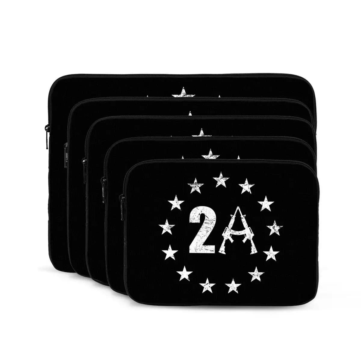 2A - Pro Gun Rights AR Custodia per laptop per notebook Custodia 10 12 13 15 17 pollici Custodia per notebook Custodia antiurto per tablet