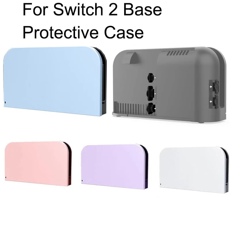 For Switch 2 Dock Protective Shell Anti-scratch Protective Cover Game Console Dust Cover for Switch 2 Console Accessories