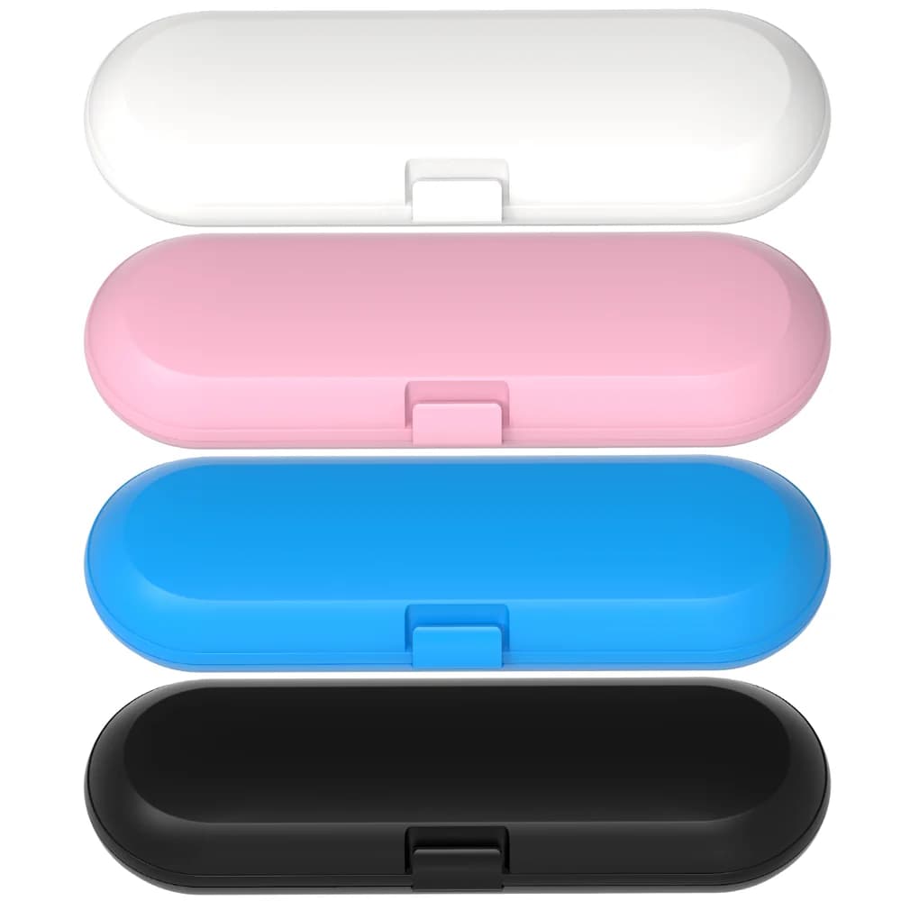 Portable travel brush box compatible with electric toothbrush Oral B and Philips Sonicare, for travel, business, camping, school