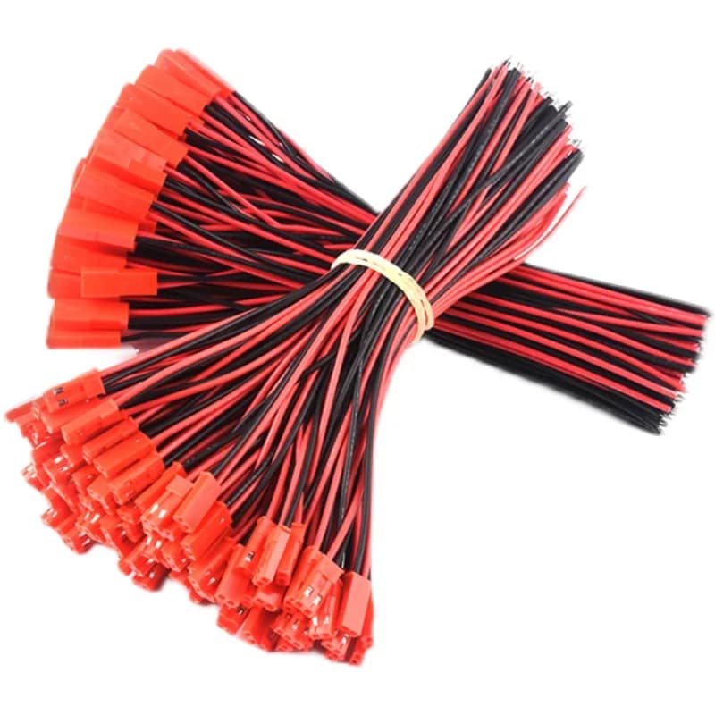 5/10/20/50/100 pairs 100mm/180mm male connector JST cable for RC BEC battery chopper DIY FPV Drone Quadcopter