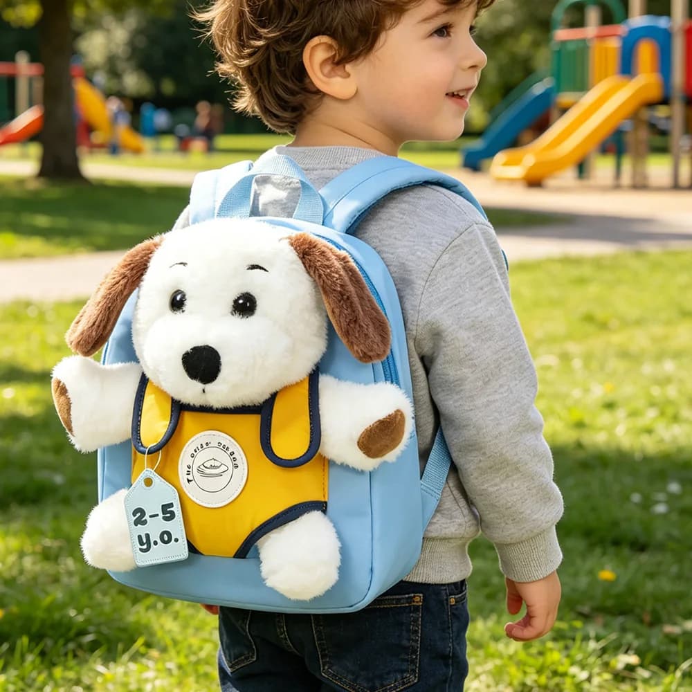 Children's Backpack, Cute Doll Children's Backpack for Girl Boy, Children's Daycare Backpack，preschool School Bags For 2-5 Years
