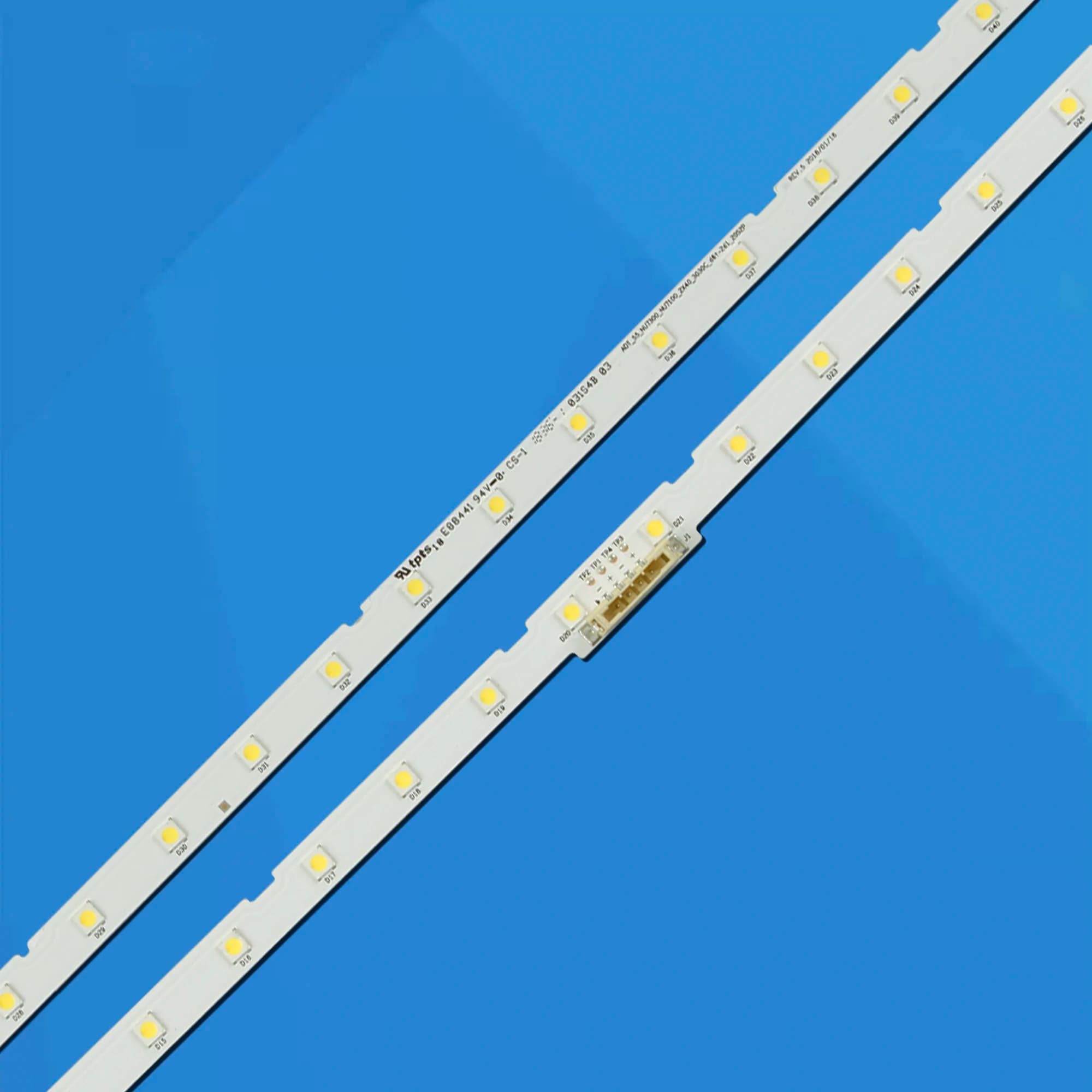 LED Strips(2) LED Backlight Strip for UE55NU7300 UE55NU7300U UE55NU7120U UE55NU7120K UE55NU7172U AOT 55 NU7300 NU7100