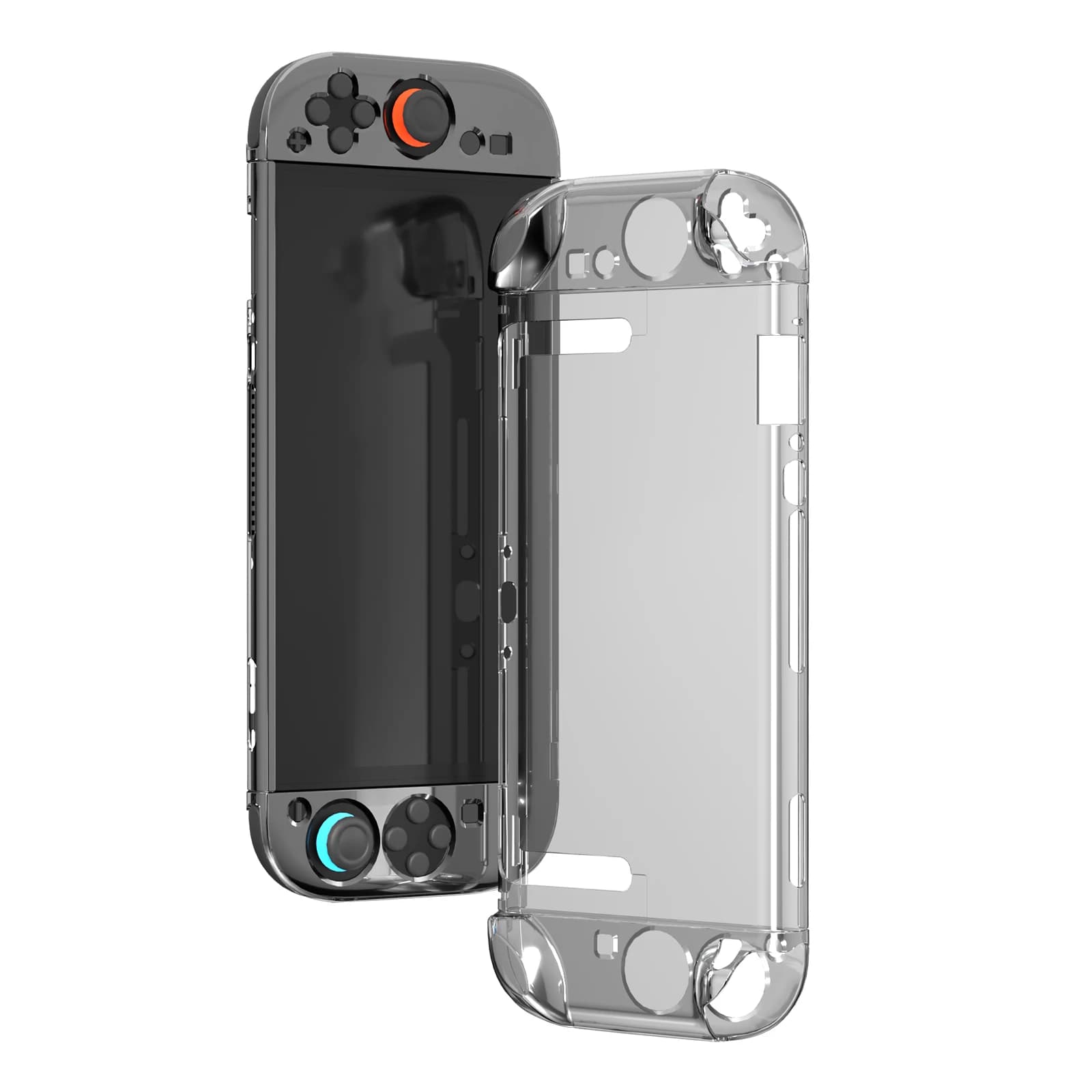 Custodia per Nintendo Switch 2 Custodia trasparente LightwheIght Custodia morbida in TPU con impugnatura Accessori da gioco per Switch 2 Cover da 7,9 pollici - Trasparente