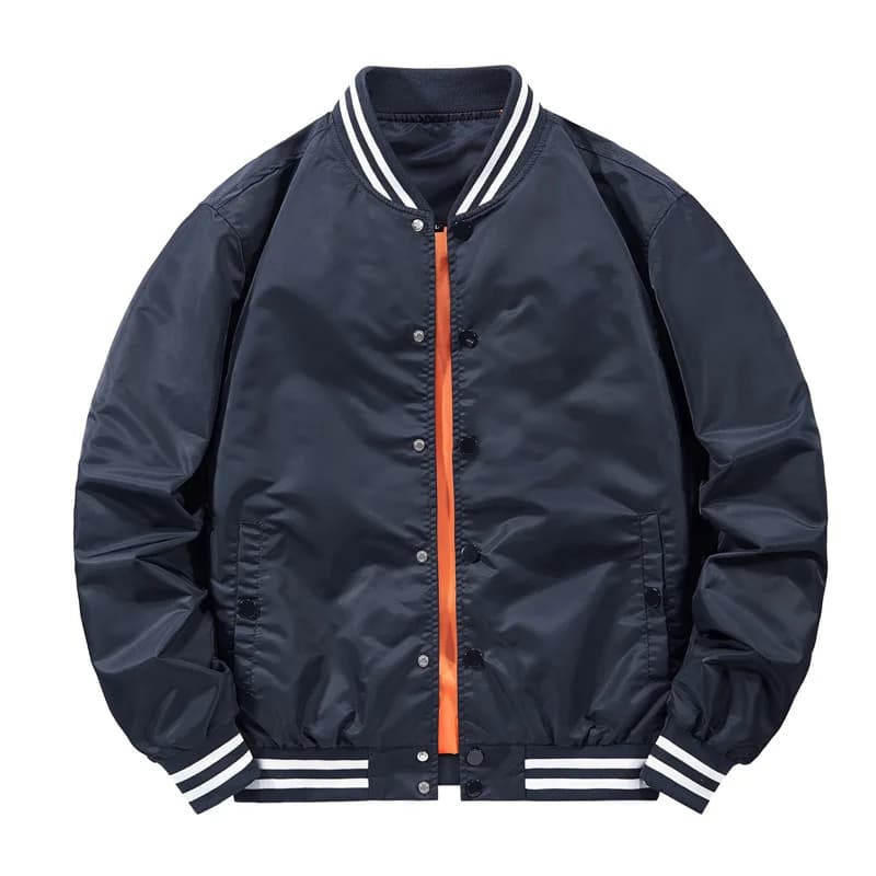 Baseball Jackets Men Loose Casual Air Bomber Jackets Male Spring Autumn MA-1 Flight Coats Fashion Man Multi Pockets Cargo Coats